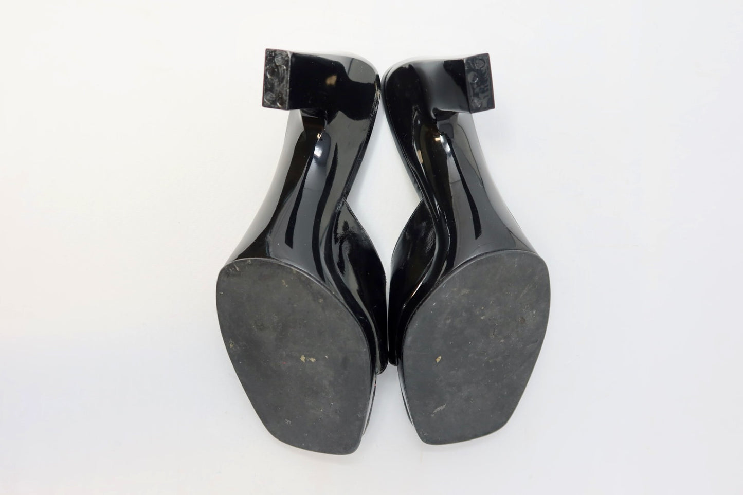 Gucci Tom Ford Era Pantent Leather Black Heels - 34.5 IT