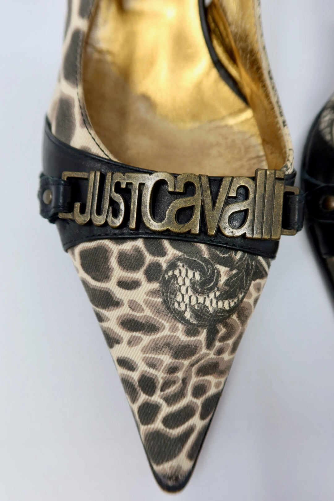 Roberto Cavalli Just Cavalli Giraffe Heels - 38 EU