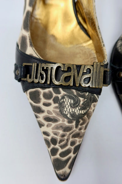 Roberto Cavalli Just Cavalli Giraffe Heels - 38 EU