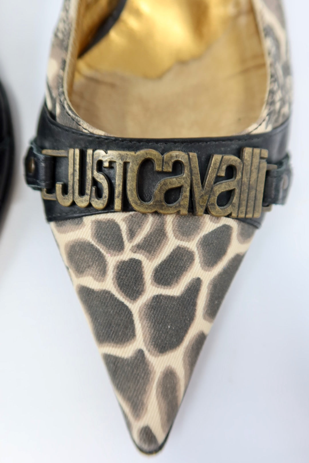 Roberto Cavalli Just Cavalli Giraffe Heels - 38 EU