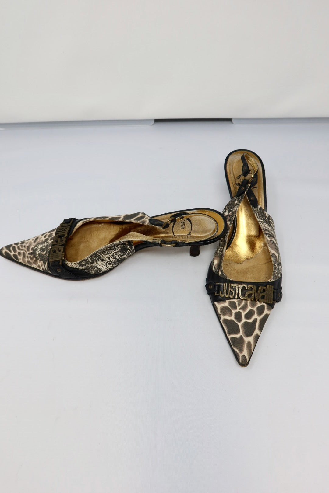 Roberto Cavalli Just Cavalli Giraffe Heels - 38 EU