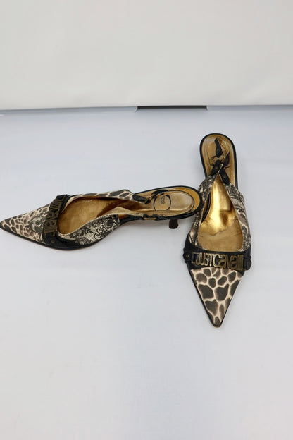 Roberto Cavalli Just Cavalli Giraffe Heels - 38 EU