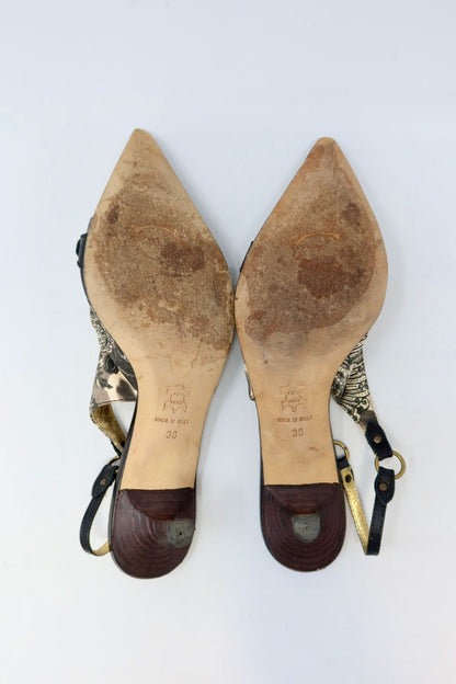 Roberto Cavalli Just Cavalli Giraffe Heels - 38 EU