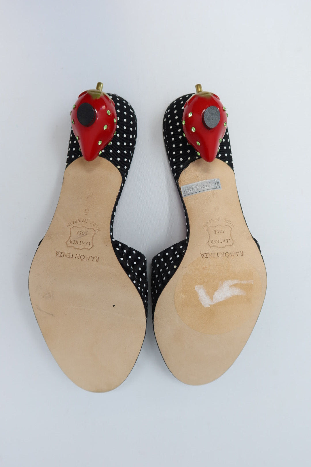 Ramon Tenza Strawberry Heels - 5 US