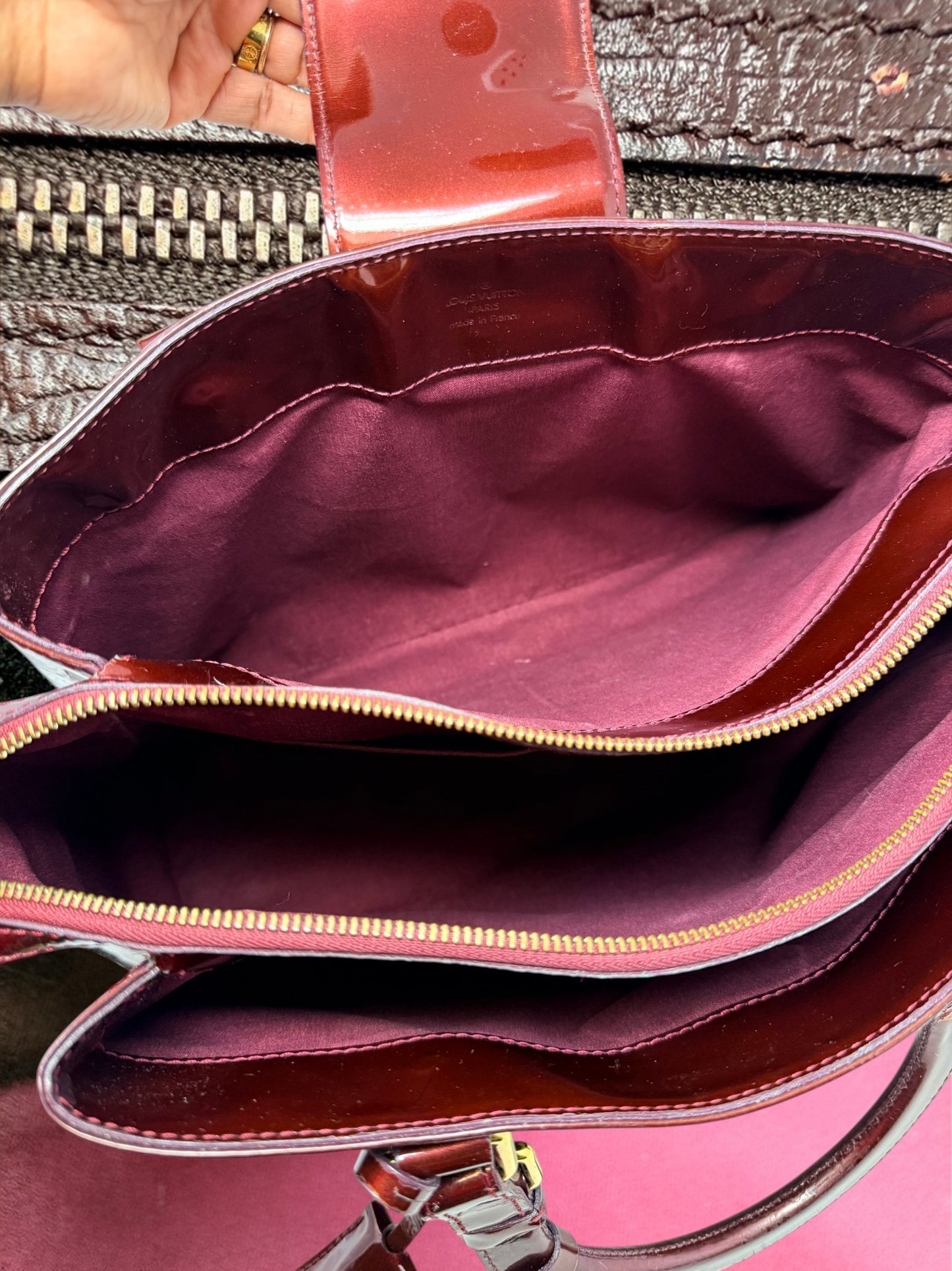 Louis Vuitton Vernis Top Handle Monogram