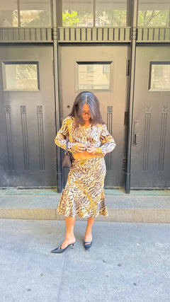 Roberto Cavalli Cheetah Silk Set
