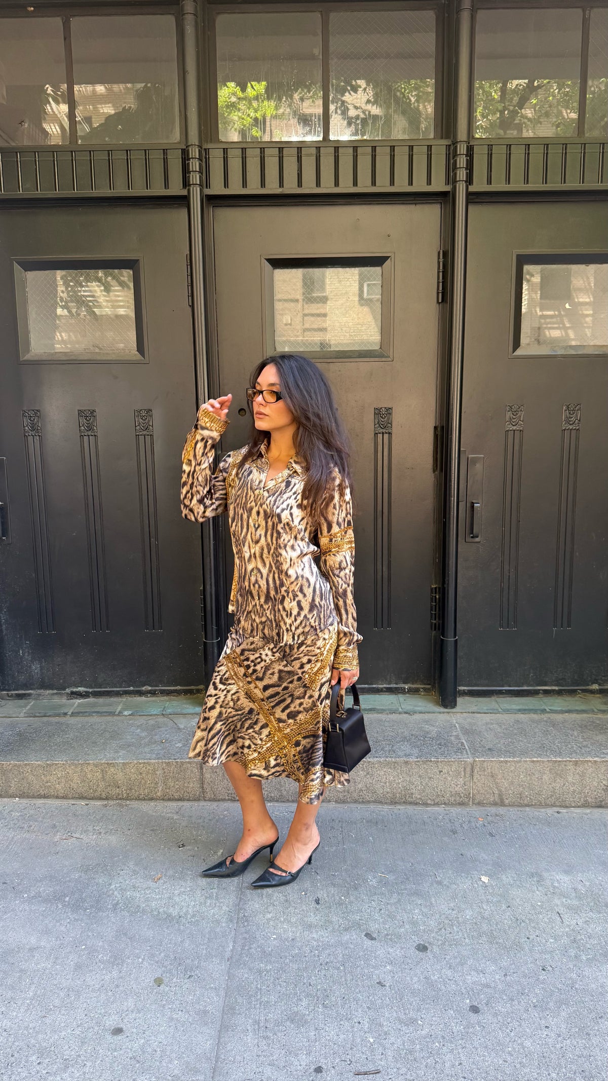 Roberto Cavalli Cheetah Silk Set