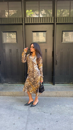 Roberto Cavalli Cheetah Silk Set