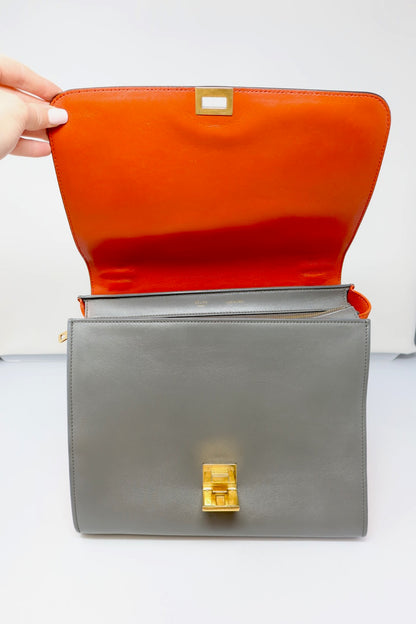 Celine Tri-Color Trapeze Medium Hand Bag