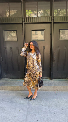 Roberto Cavalli Cheetah Silk Set