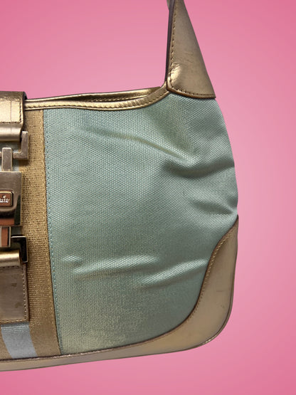 Gucci Jackie Light Blue Shoulder Bag