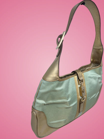 Gucci Jackie Light Blue Shoulder Bag