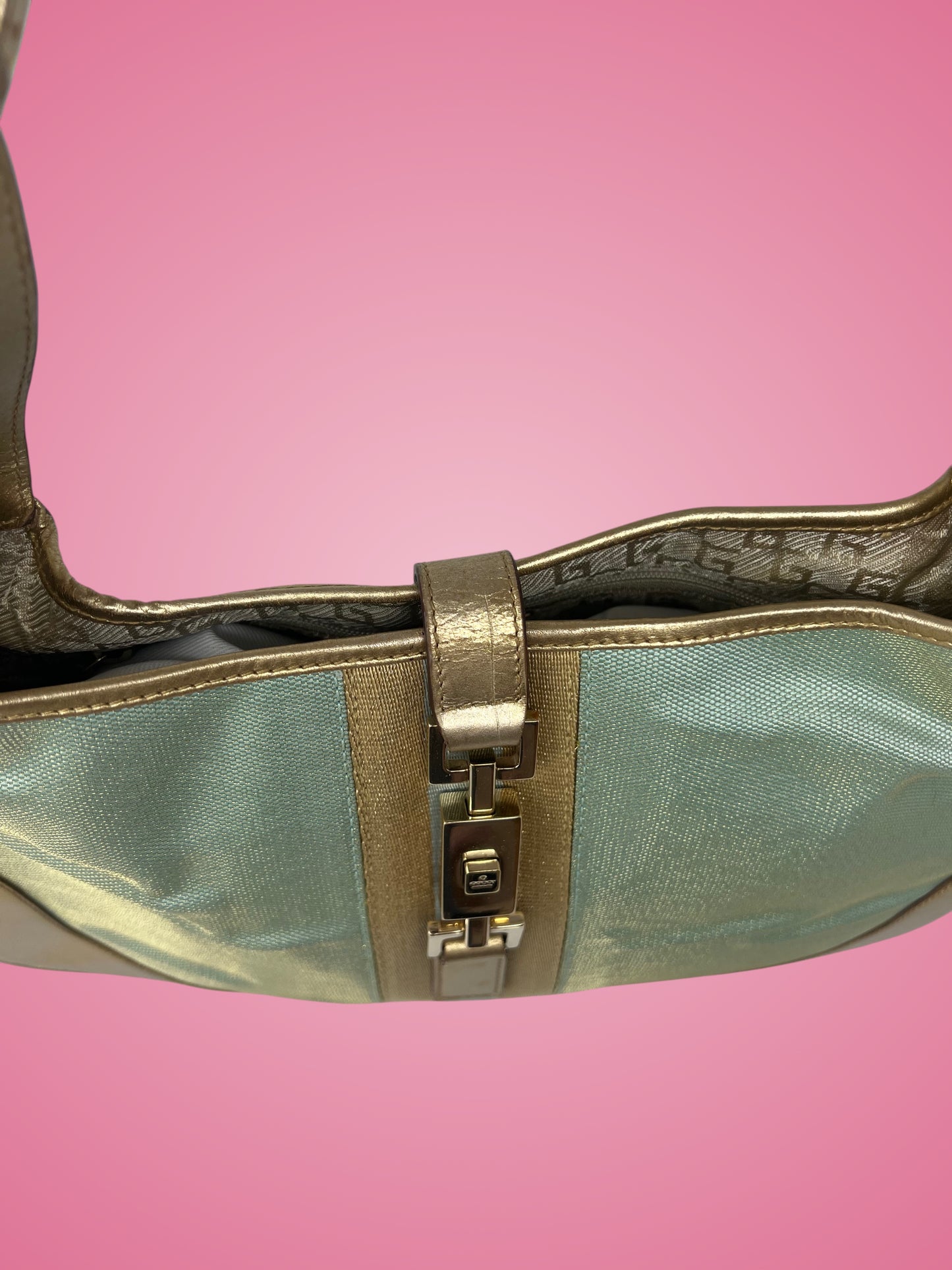 Gucci Jackie Light Blue Shoulder Bag