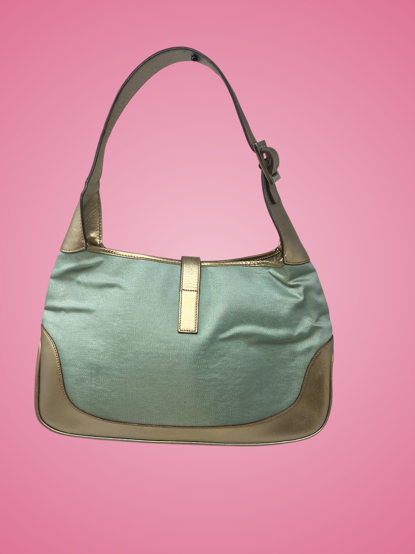 Gucci Jackie Light Blue Shoulder Bag