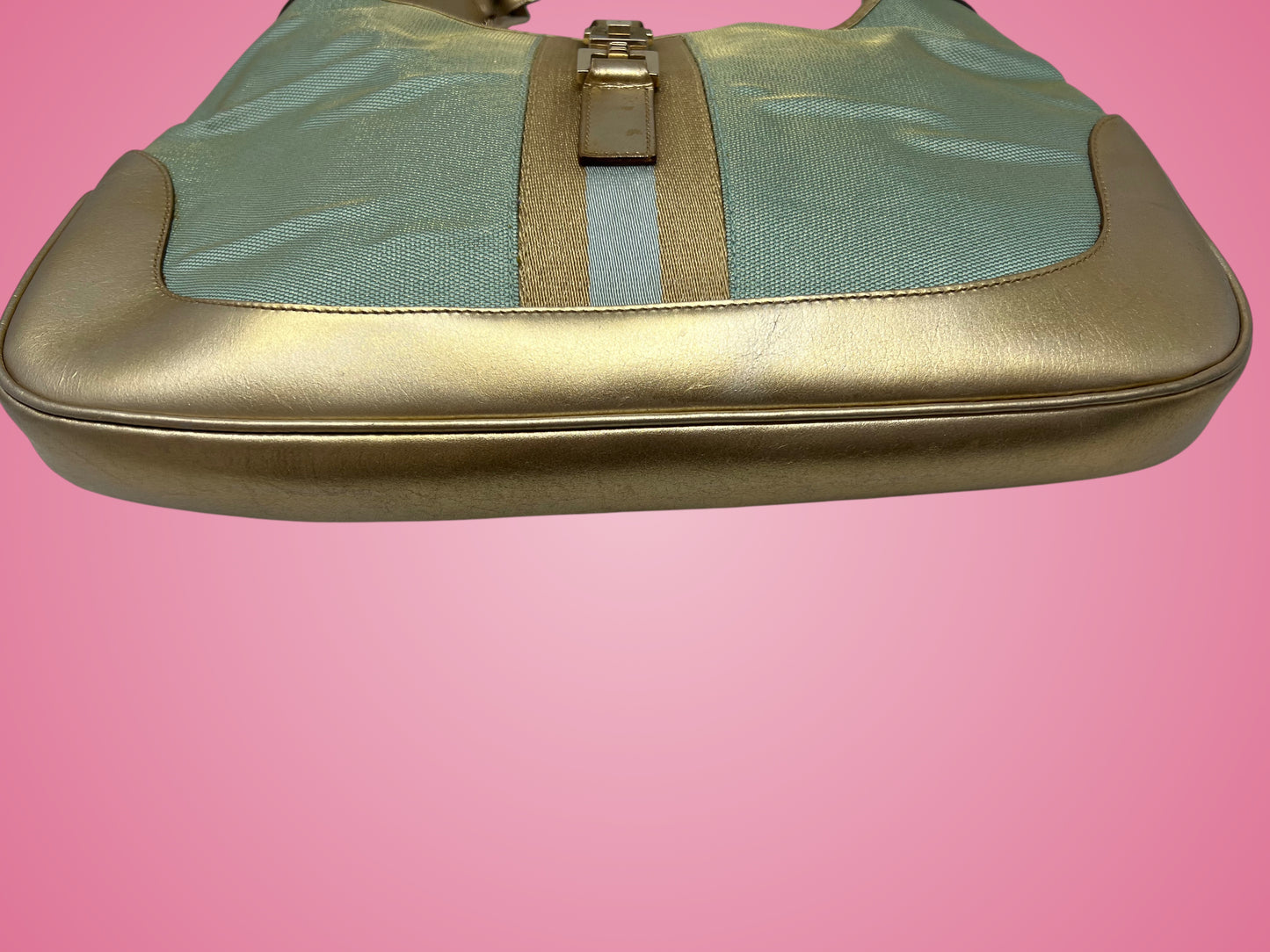 Gucci Jackie Light Blue Shoulder Bag