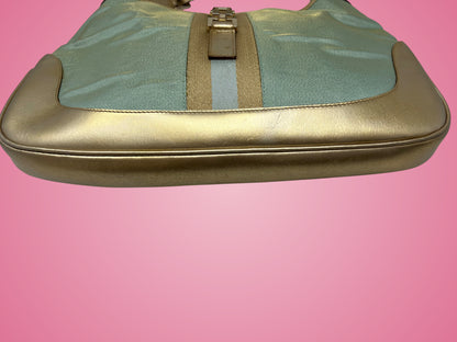 Gucci Jackie Light Blue Shoulder Bag