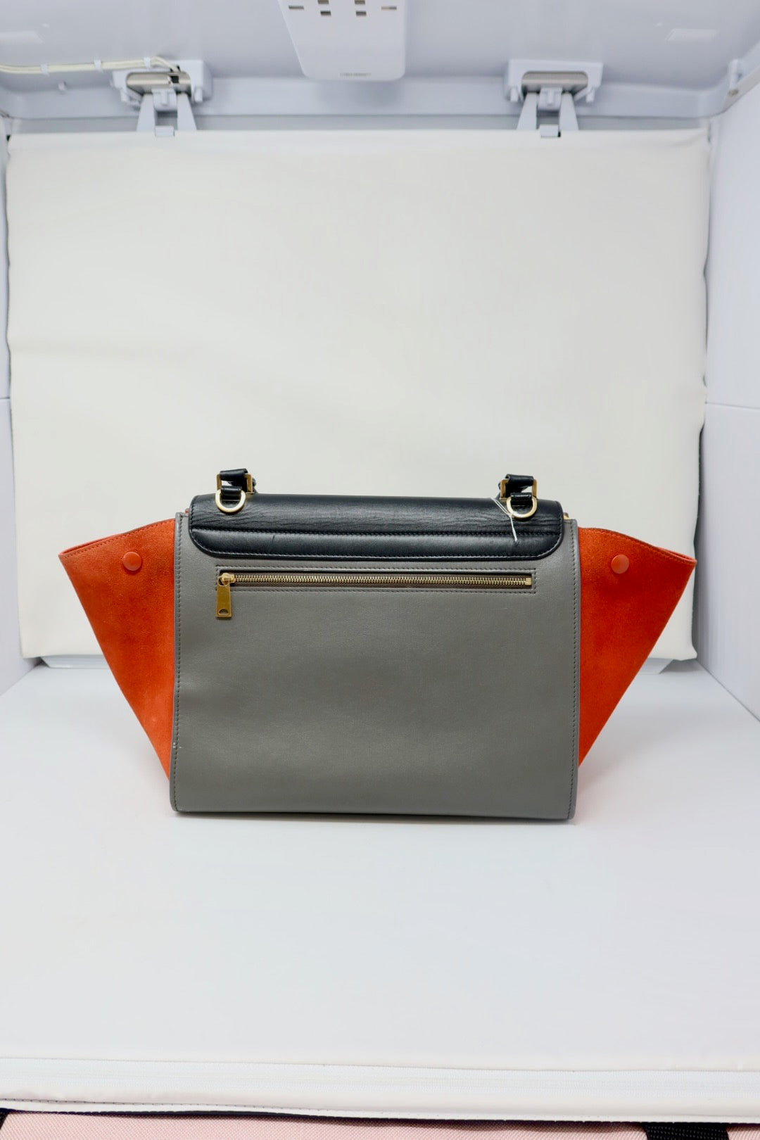 Celine Tri-Color Trapeze Medium Hand Bag