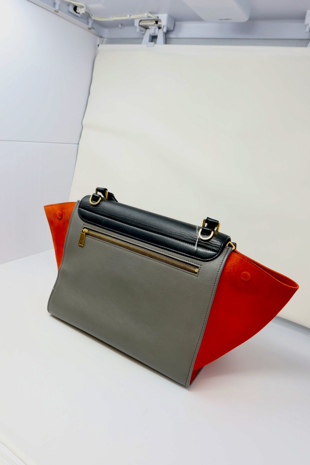 Celine Tri-Color Trapeze Medium Hand Bag