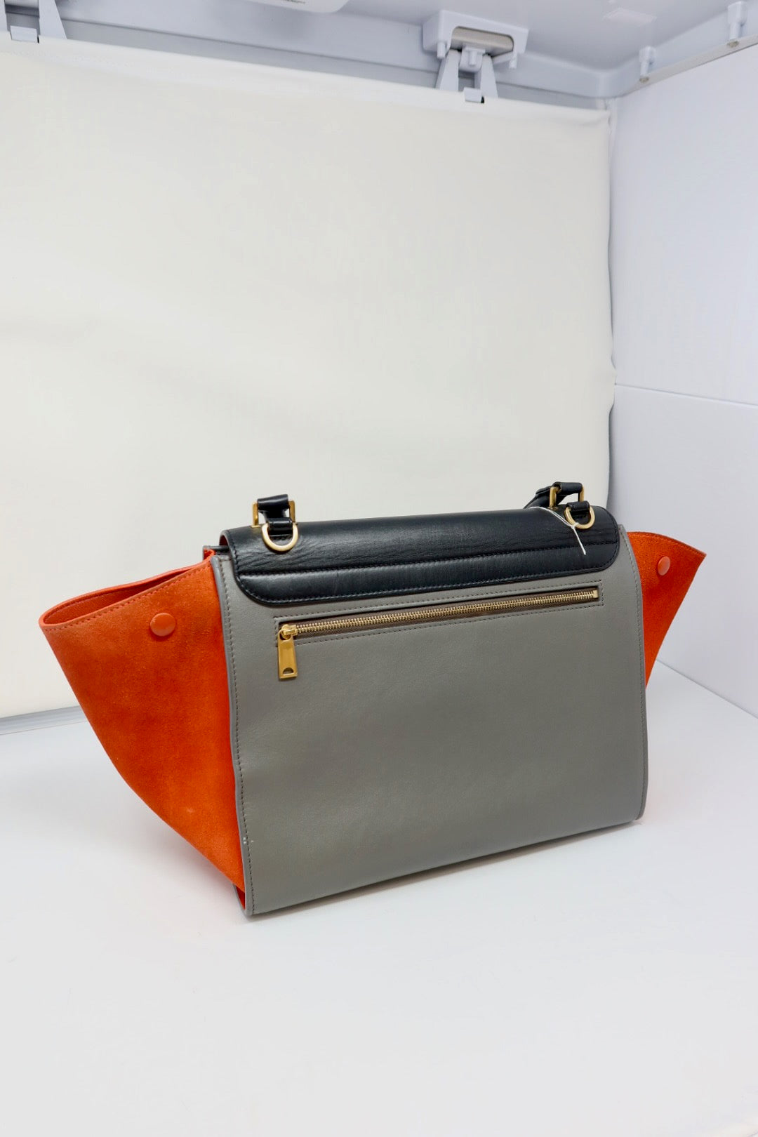 Celine Tri-Color Trapeze Medium Hand Bag