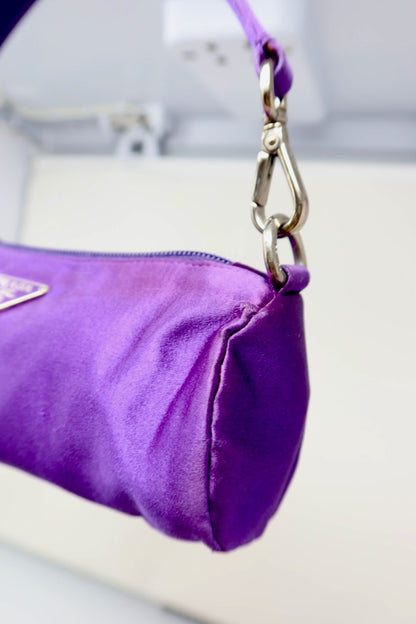 Prada Mini Purple Barrel Bag