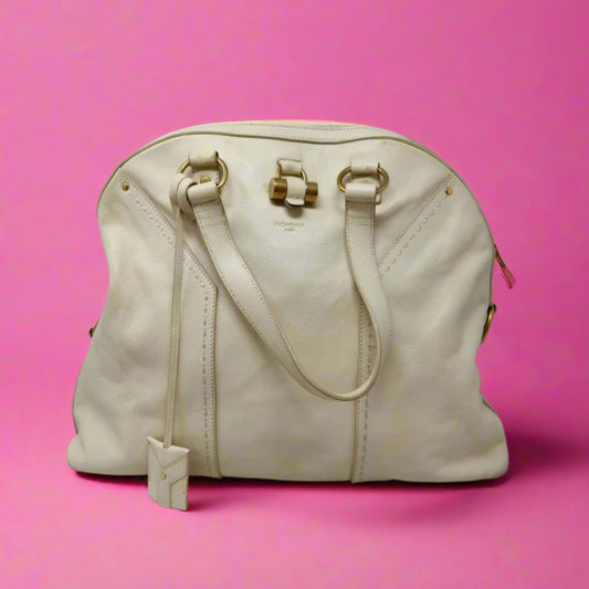 YSL Muse Cream Large Bag