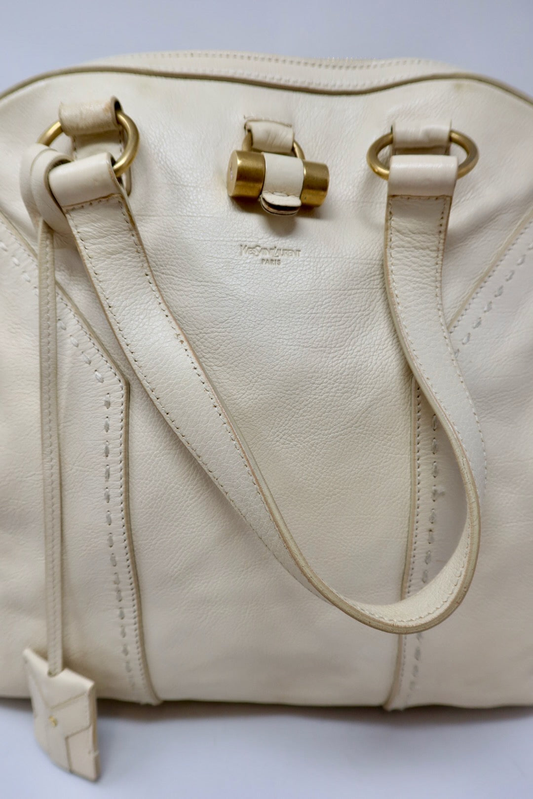 YSL Muse Cream Large Bag