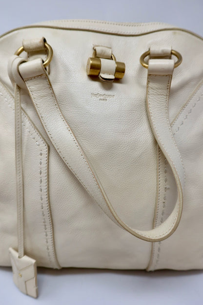 YSL Muse Cream Large Bag
