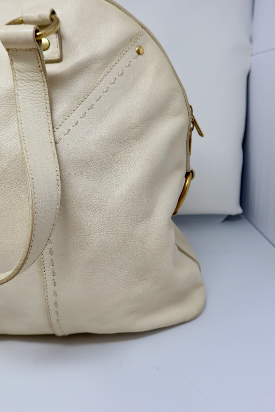 YSL Muse Cream Large Bag