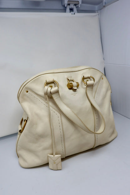 YSL Muse Cream Large Bag