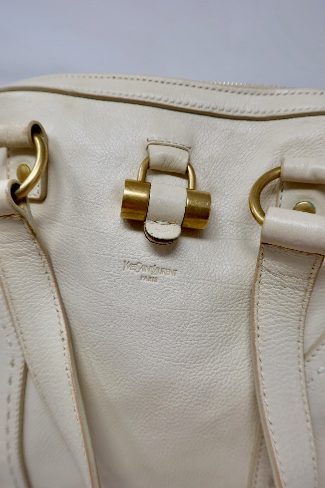 YSL Muse Cream Large Bag