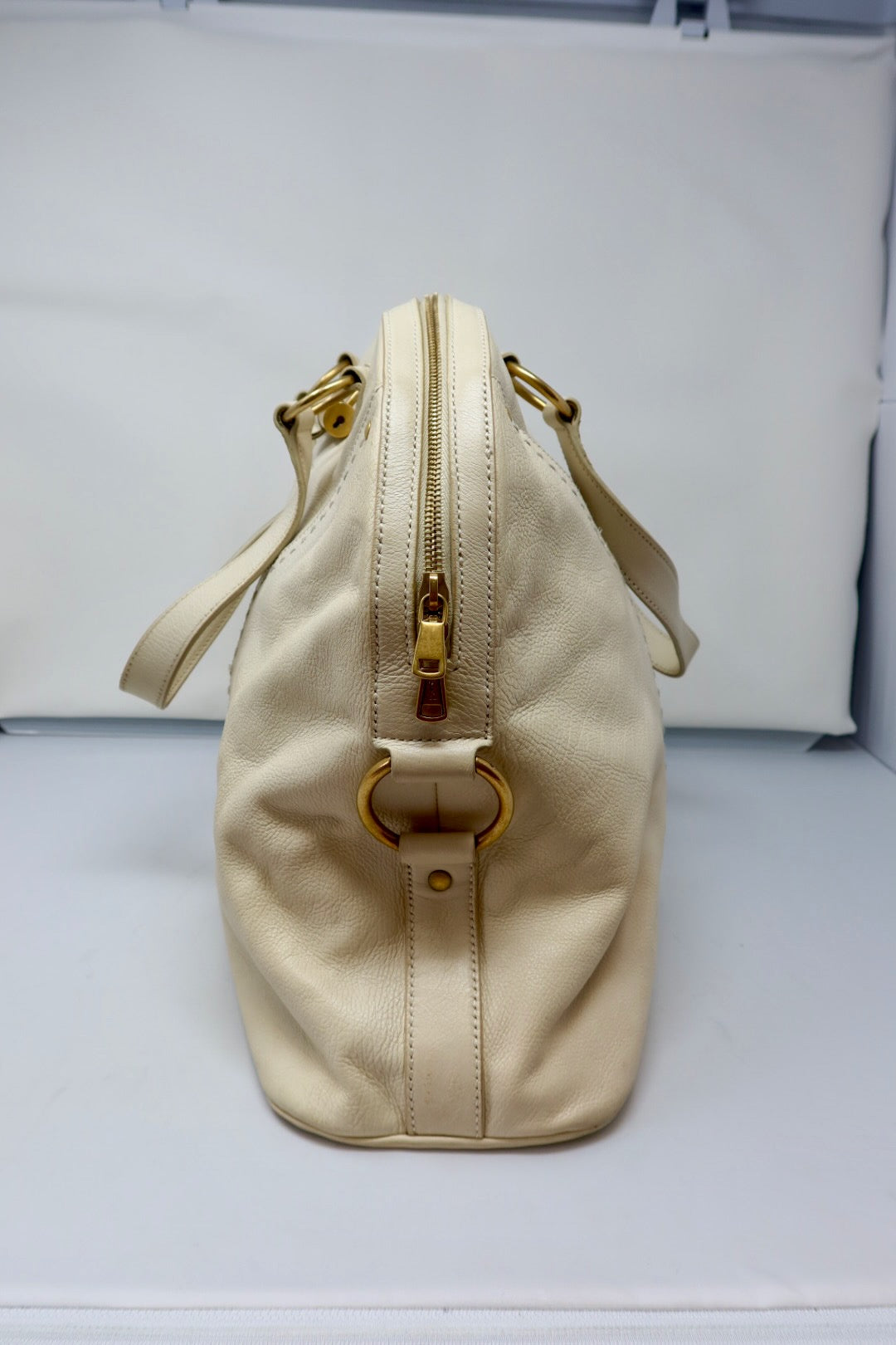 YSL Muse Cream Large Bag