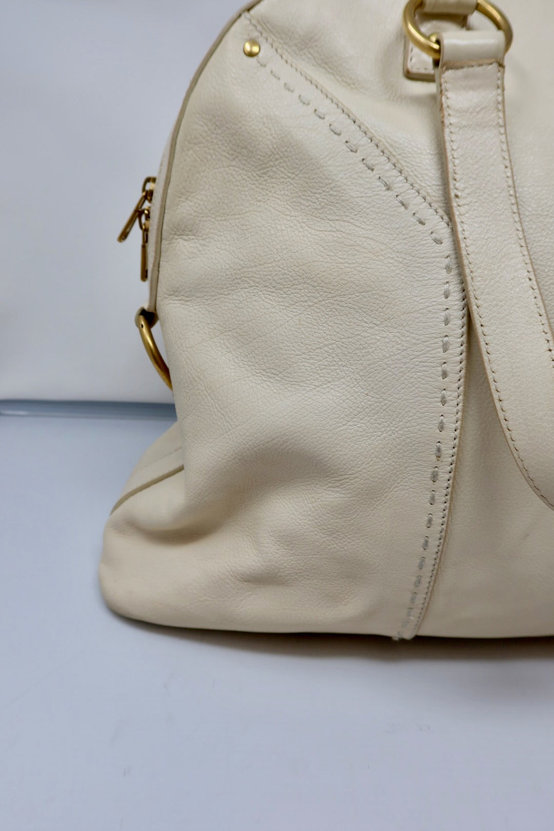 YSL Muse Cream Large Bag