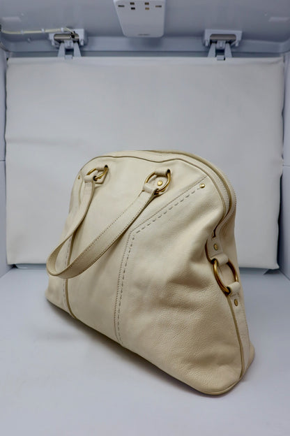 YSL Muse Cream Large Bag