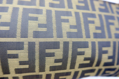Fendi Zucca Brown Canvas Shoulder Bag