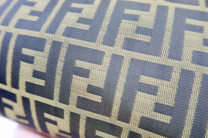 Fendi Zucca Brown Canvas Shoulder Bag