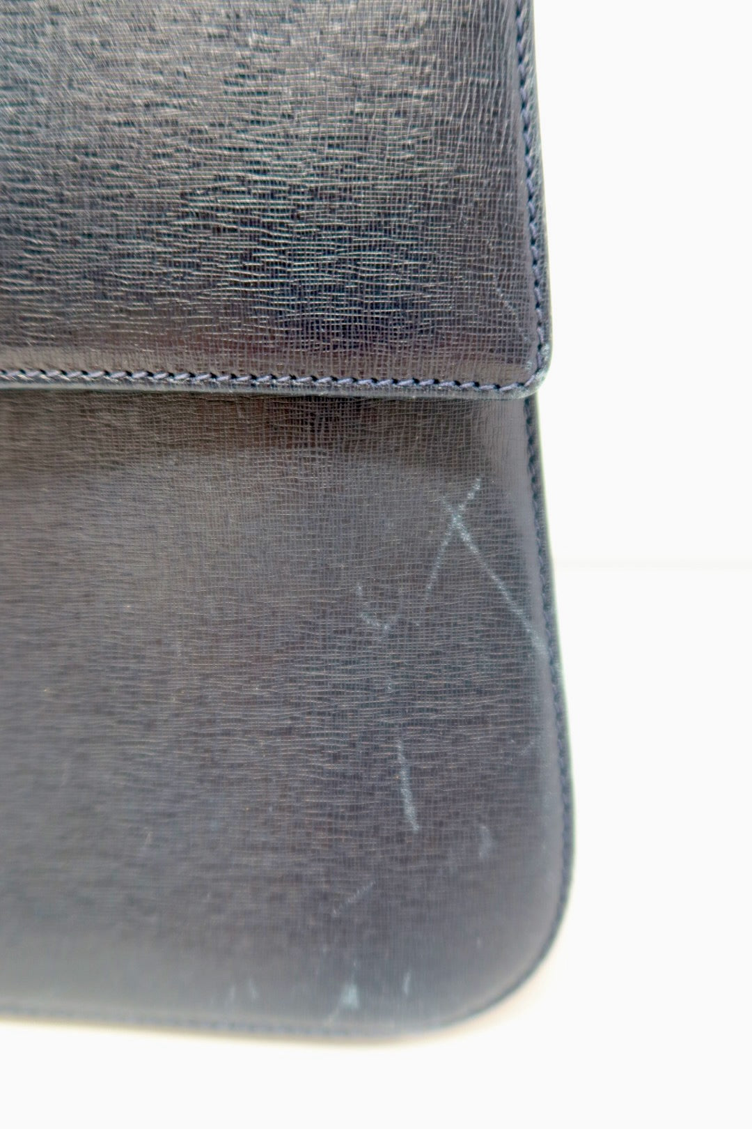 Salvatore Ferragamo Black Leather Hand Bag