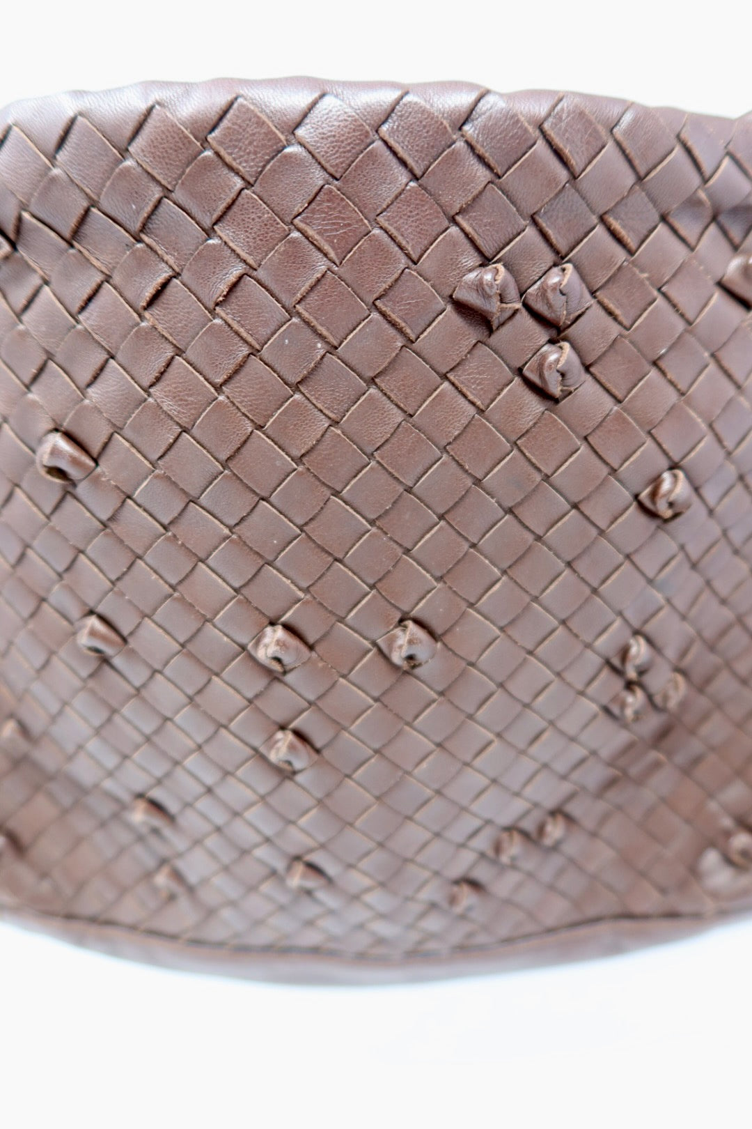 Bottega Veneta Intrecciato Brown Leather Shoulder Bag