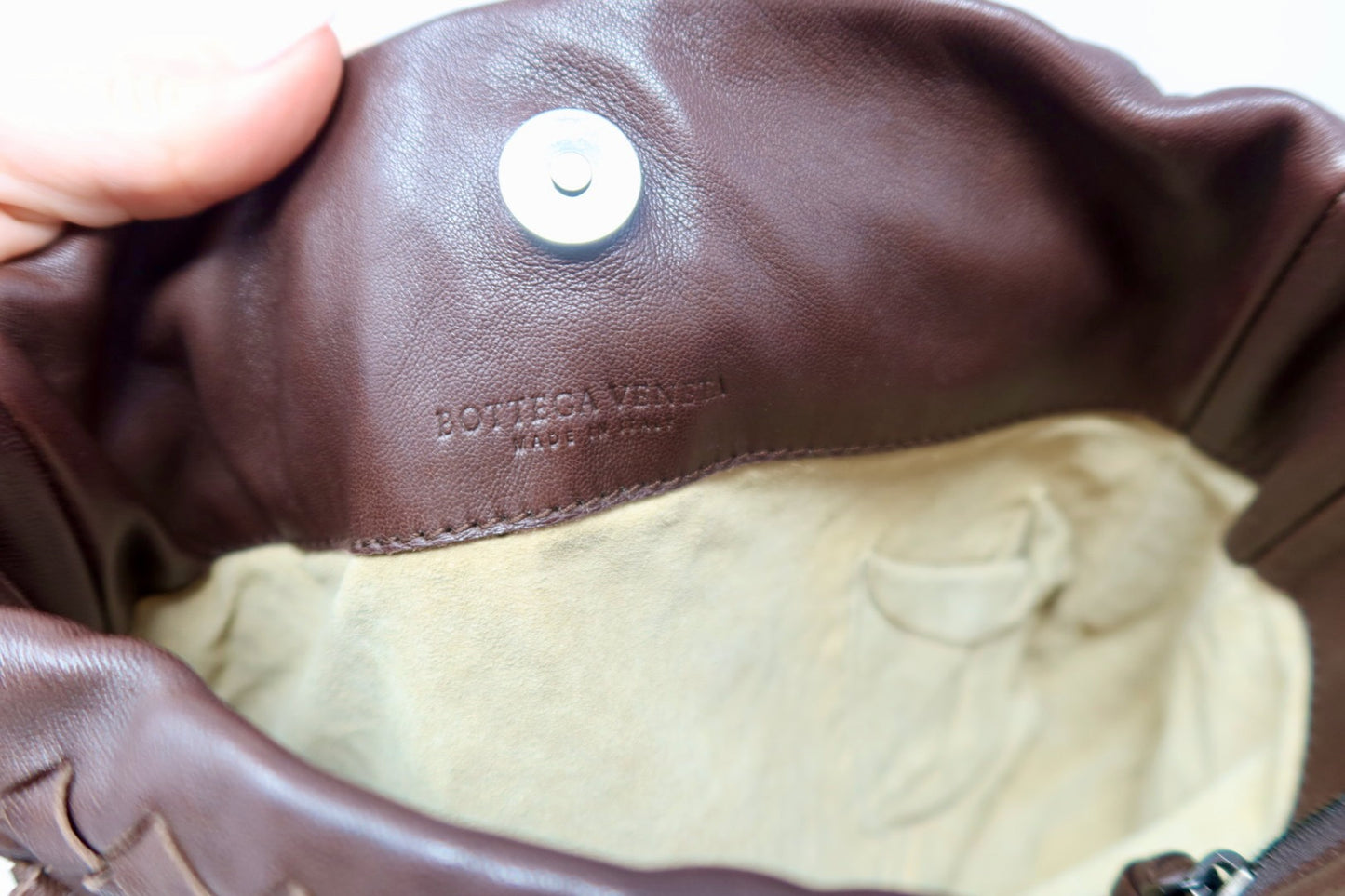 Bottega Veneta Intrecciato Brown Leather Shoulder Bag