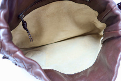 Bottega Veneta Intrecciato Brown Leather Shoulder Bag