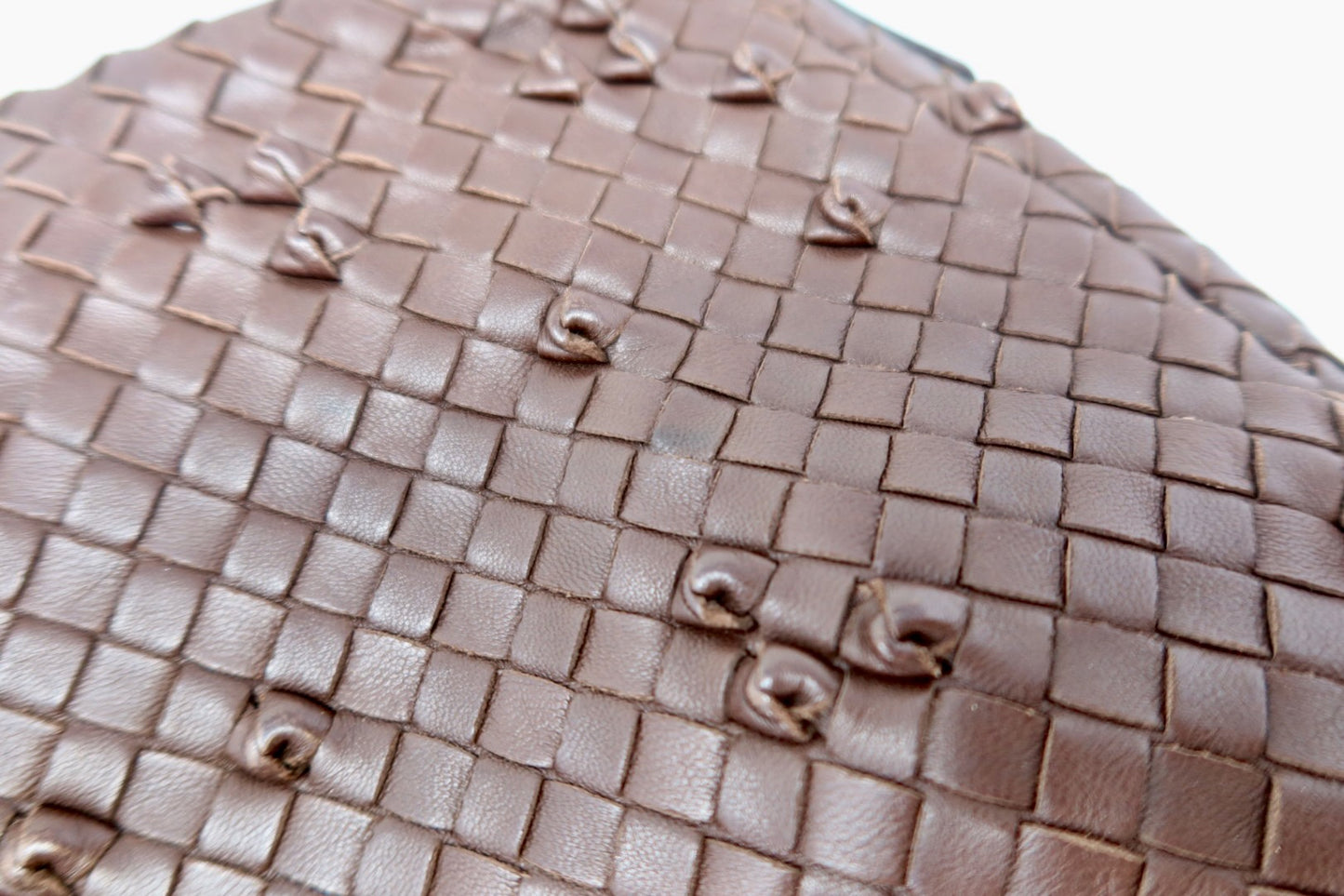 Bottega Veneta Intrecciato Brown Leather Shoulder Bag