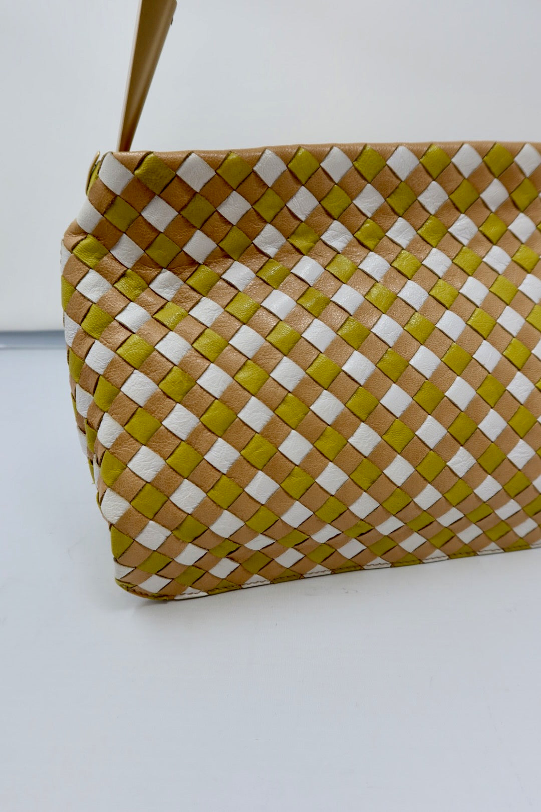 Bottega Veneta Intrecciato Multicolor Shoulder Bag