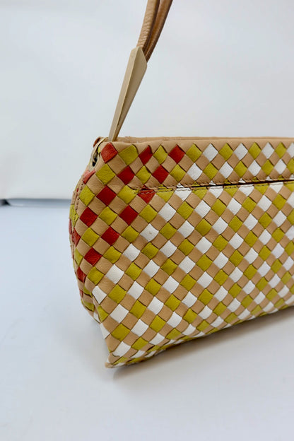 Bottega Veneta Intrecciato Multicolor Shoulder Bag