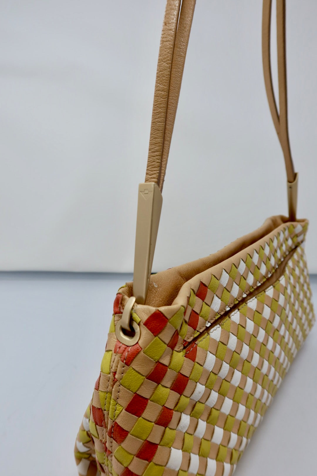 Bottega Veneta Intrecciato Multicolor Shoulder Bag