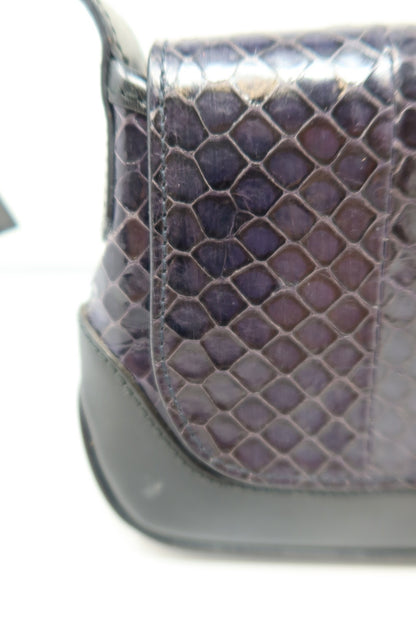 Gucci Black Snakeskin Mini Jackie