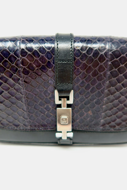 Gucci Black Snakeskin Mini Jackie