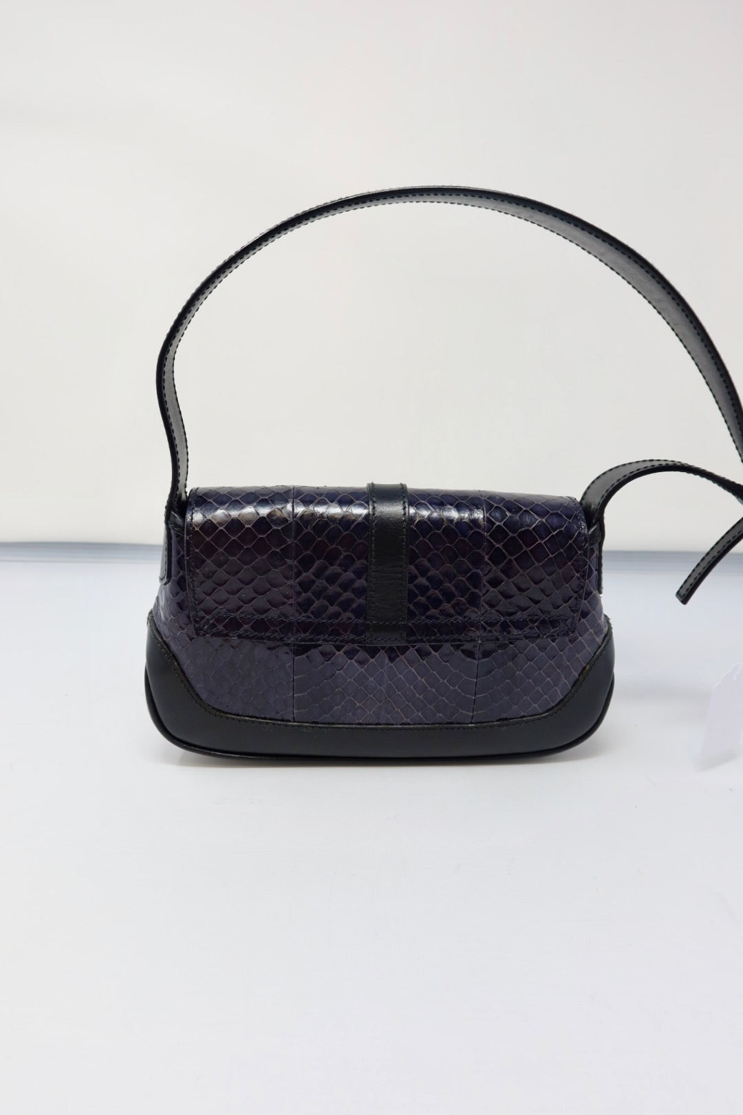 Gucci Black Snakeskin Mini Jackie