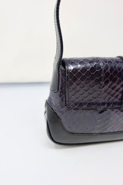 Gucci Black Snakeskin Mini Jackie