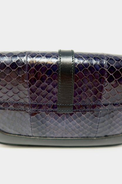 Gucci Black Snakeskin Mini Jackie