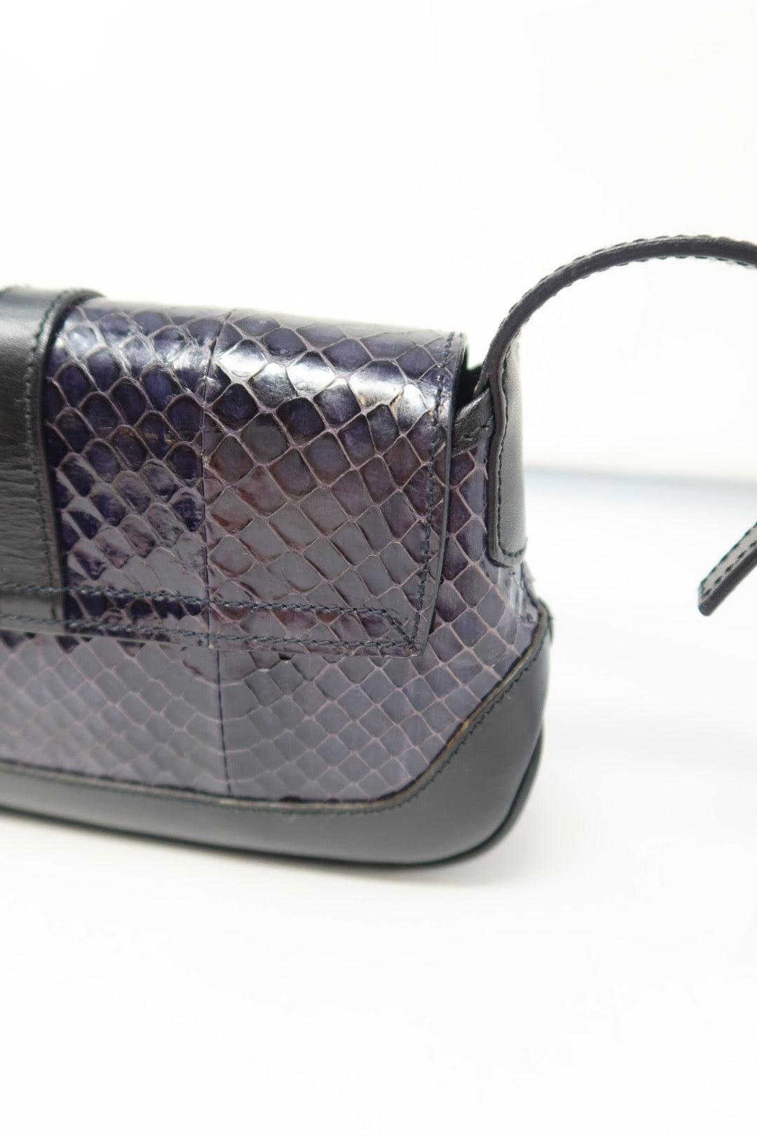 Gucci Black Snakeskin Mini Jackie