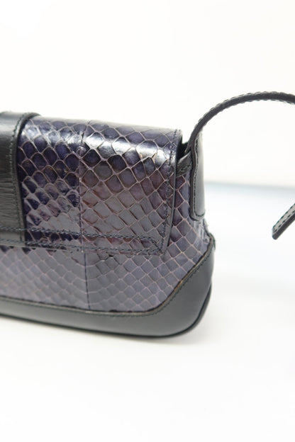 Gucci Black Snakeskin Mini Jackie